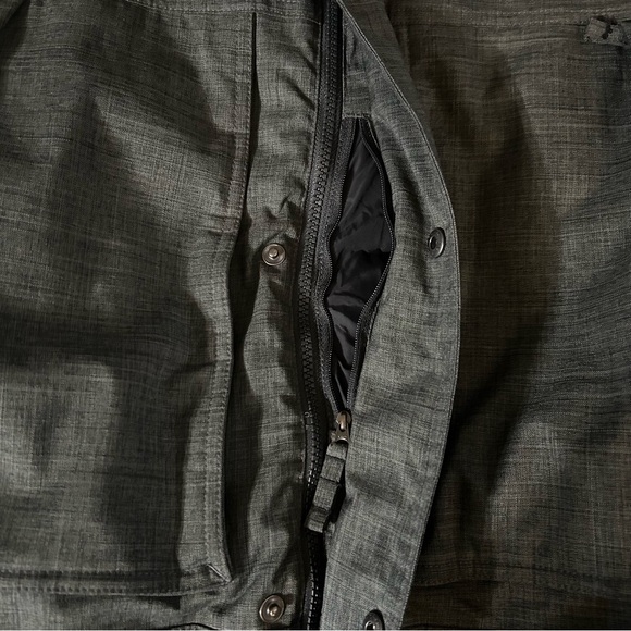 LL Bean Mens Baxter State Hooded Parka Coat Down Jacket Size XXL Reg Charcoal - Picture 4 of 16